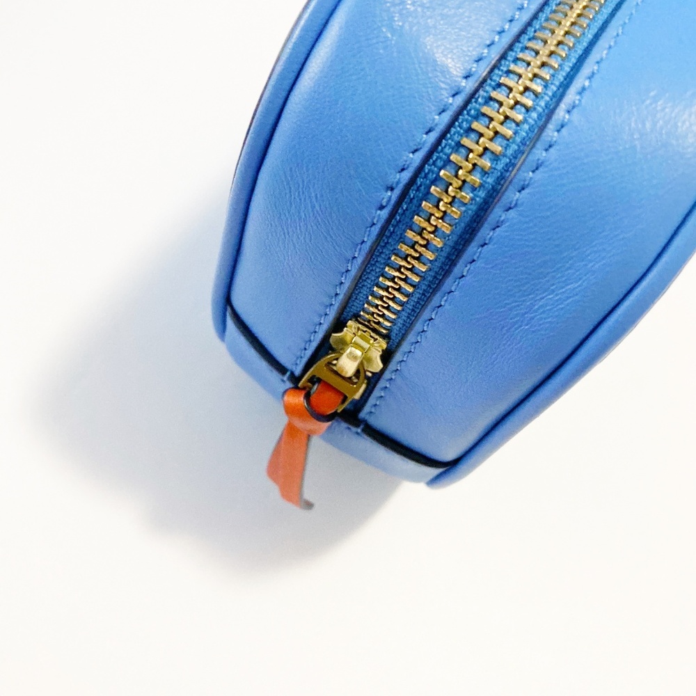 NWOT // Tory Burch Pouch/ Clutch Blue - Picture 3 of 5